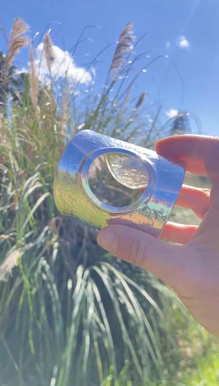 Brazalete Ethereal – Rígido con baño de plata
