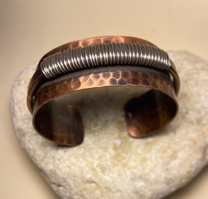 Brazalete Rígido de Cobre – Ajustable