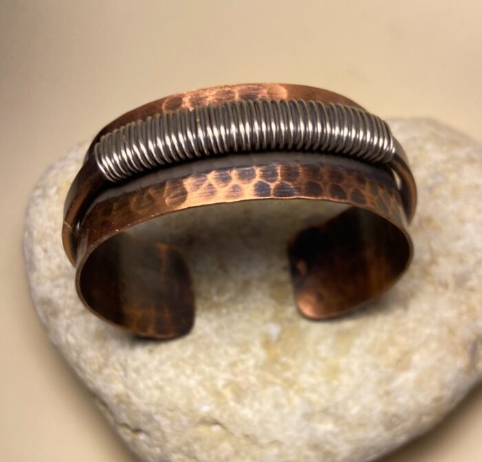 Brazalete Rígido de Cobre – Ajustable