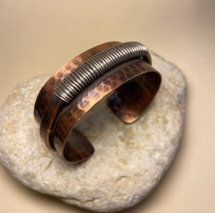 Brazalete Rígido de Cobre – Ajustable