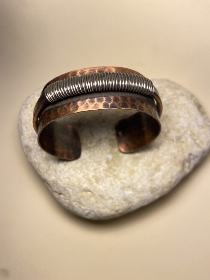 Brazalete Rígido de Cobre – Ajustable
