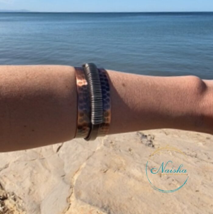 Brazalete Rígido de Cobre – Ajustable