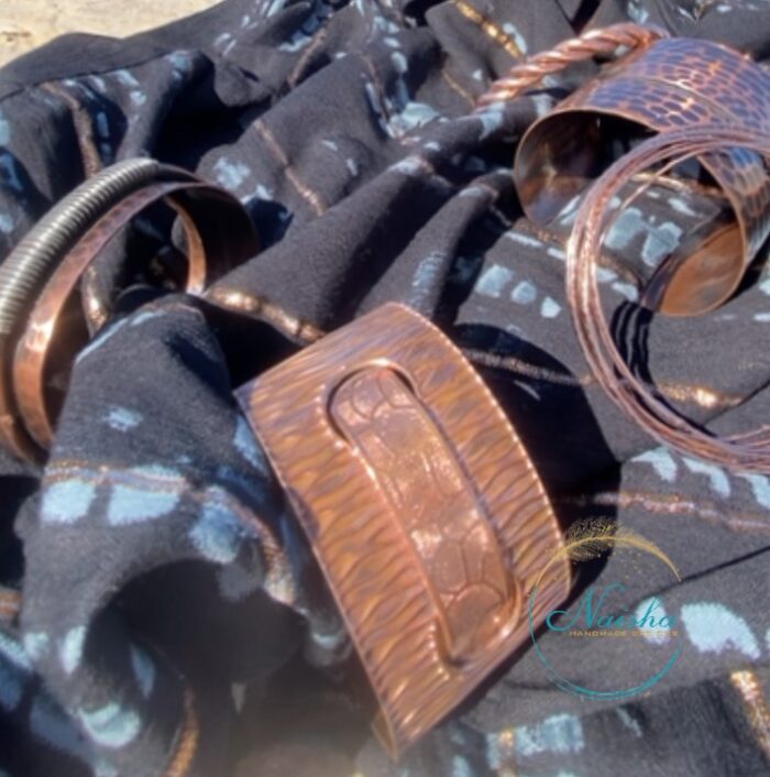 Brazalete Rígido de Cobre claro