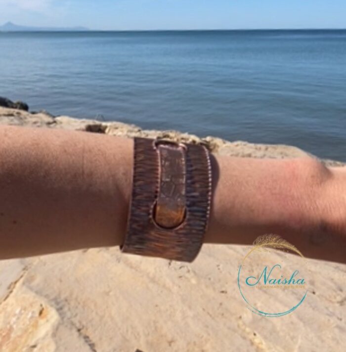 Brazalete Rígido de Cobre claro