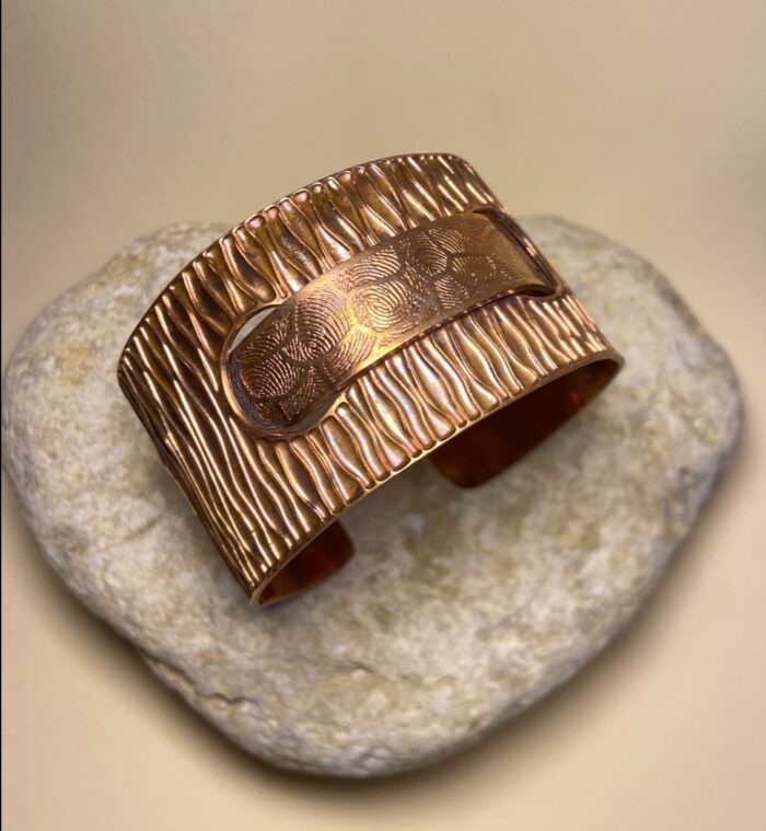 Brazalete Rígido de Cobre claro