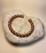 Brazalete Rígido de Cobre trenzado