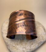 Brazalete Rígido de Cobre - Diseño bohemio