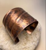 Brazalete Rígido de Cobre - Diseño bohemio