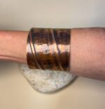 Brazalete Rígido de Cobre - Diseño bohemio