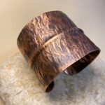 Brazalete Rígido de Cobre - Diseño bohemio 2