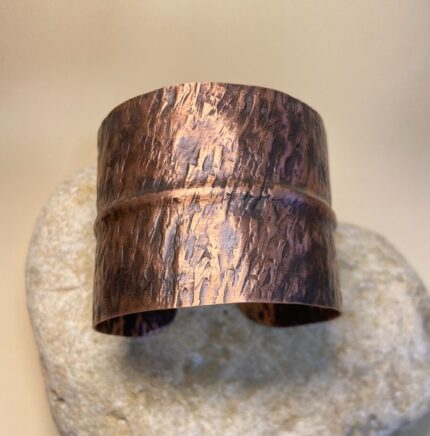 Brazalete Rígido de Cobre - Diseño bohemio 2