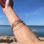 Brazalete Multianillos con Baño de Cobre – Artesanal