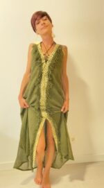 Butterfly Dress - 100% Algodón Rústico