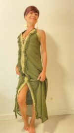 Butterfly Dress - 100% Algodón Rústico