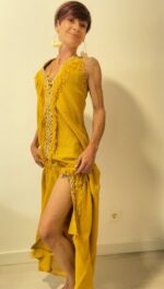 Butterfly Dress - 100% Algodón Rústico