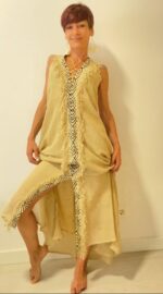 Butterfly Dress - 100% Algodón Rústico