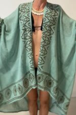 Kimono Étnico Selva - 100% Algodón Rústico