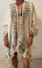 Kimono Étnico Selva - 100% Algodón Rústico