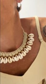 Collar de Conchas y Macramè – Hecho a Mano y Ajustable