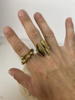 Anillo Ajustable con Piedra Ojo de Tigre