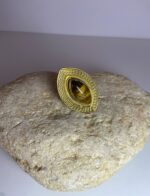 Anillo Ajustable con Piedra Ojo de Tigre