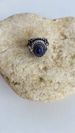 Anillo trenzado en plata artesanal, ajustable y bohemio