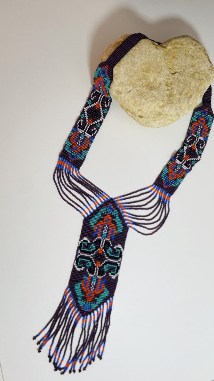 Collar largo con cuentas – Joyería boho hecha a mano en India