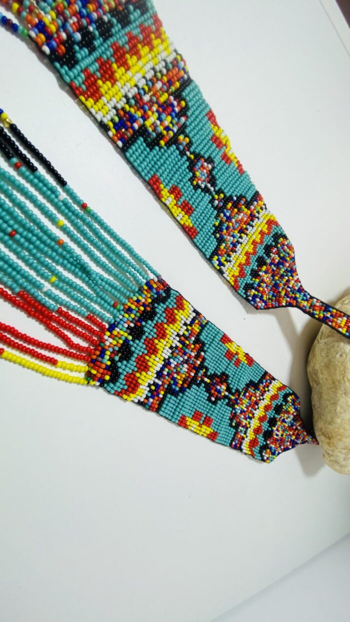 Collar largo con cuentas – Joyería boho hecha a mano en India