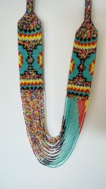 Collar largo con cuentas – Joyería boho hecha a mano en India