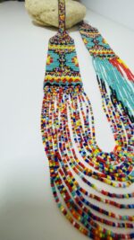 Collar largo con cuentas – Joyería boho hecha a mano en India