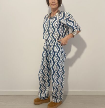 Conjunto de dos piezas boho artesanal hecho en India