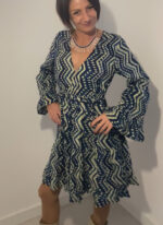 Vestido boho acampanado en vuelo | Talla única India